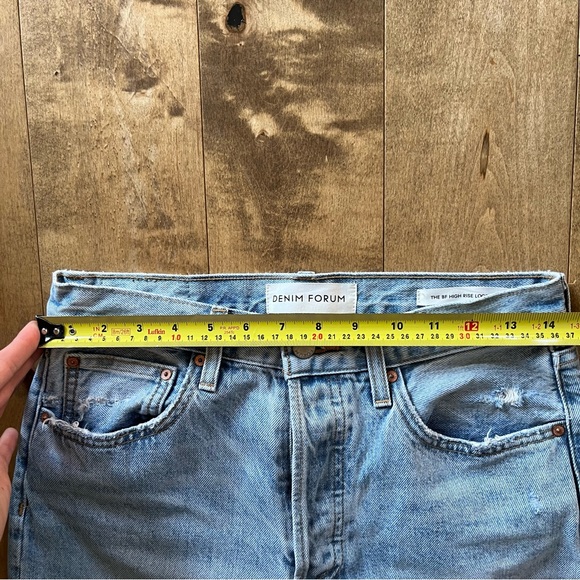 ARITZIA Denim Forum High Rise BF Loose 28L - Picture 7 of 7